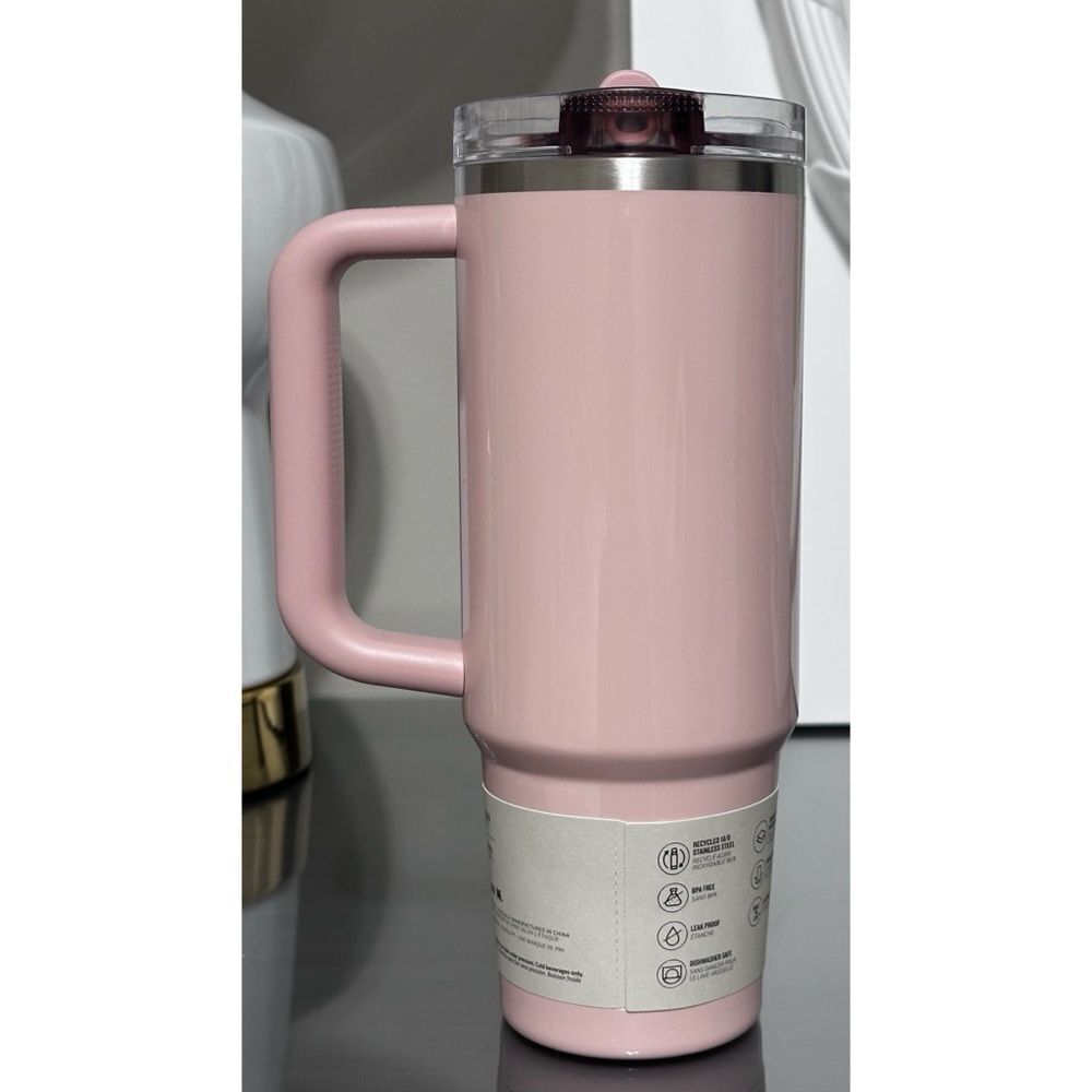 STANLEY QUENCHER PROTOUR FLIP STRAW TUMBLER, 30OZ- PEACH WHIP GLOSS - Picture 3 of 5